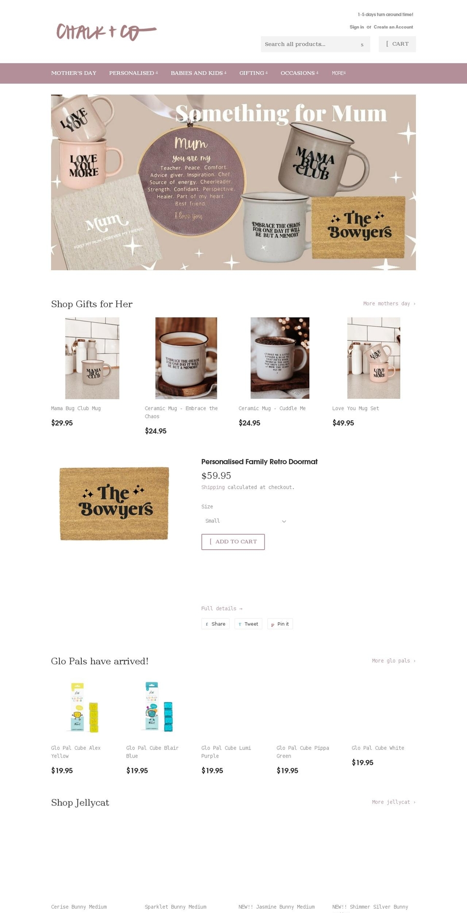 chalknco.com shopify website screenshot