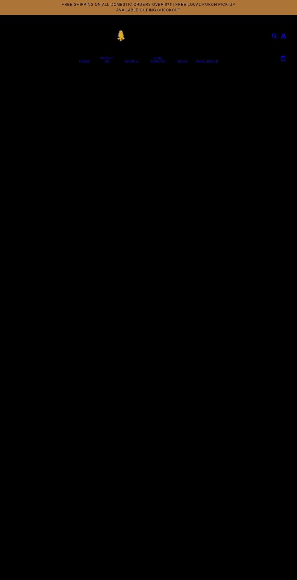 chalktreewaxcandles.com shopify website screenshot