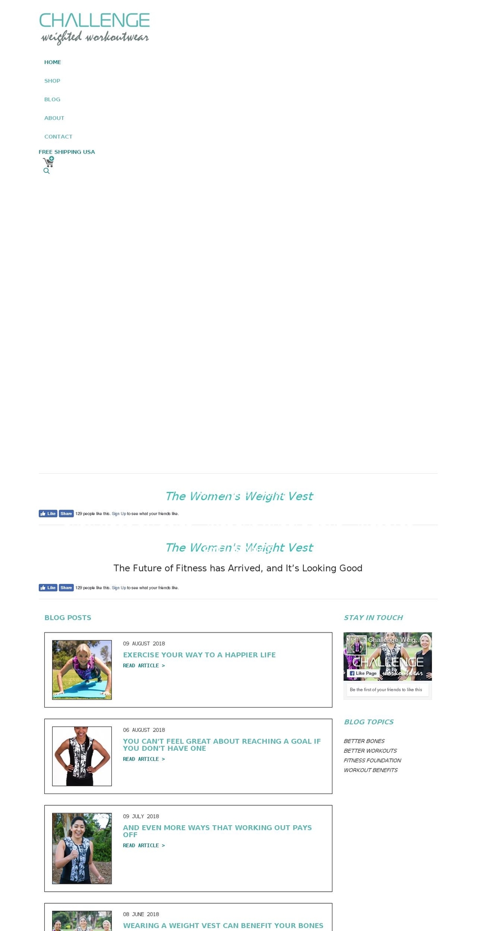 6-15-18 Shopify theme site example challengeworkoutwear.com