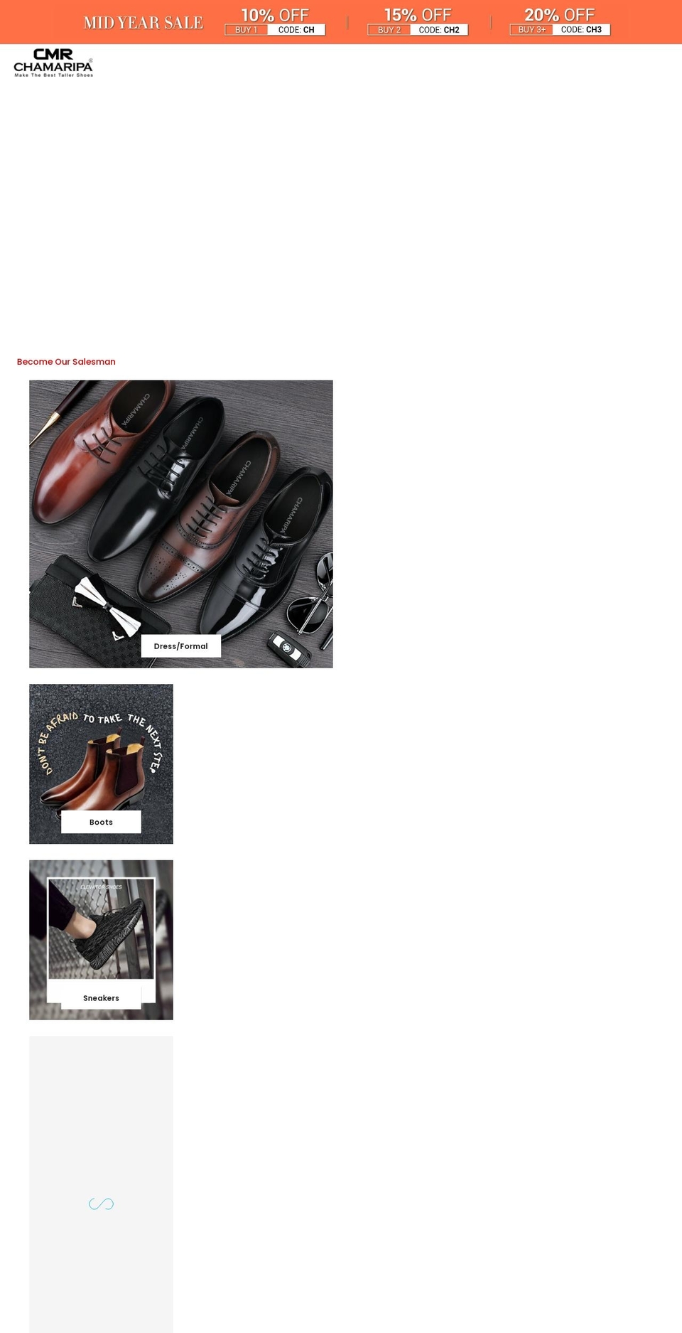 chamaripashop.com shopify website screenshot