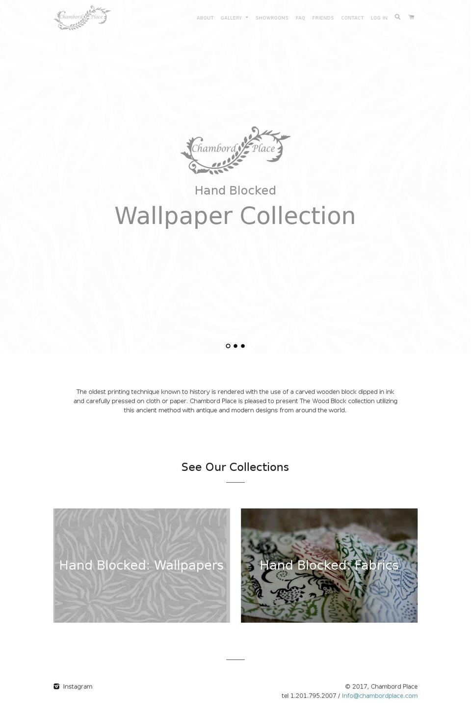 chambordplace.com shopify website screenshot