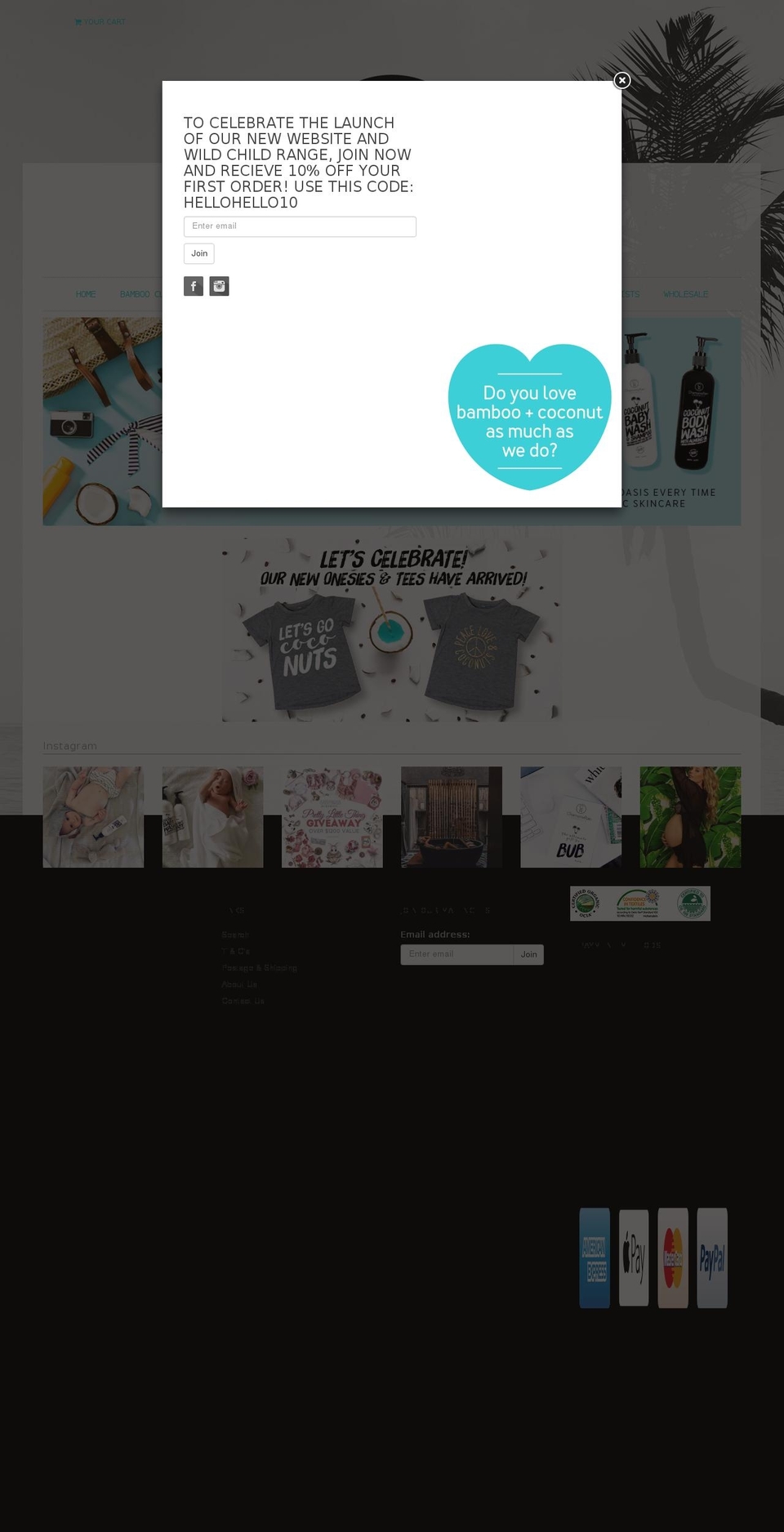 chamonixrainorganics.com.au shopify website screenshot