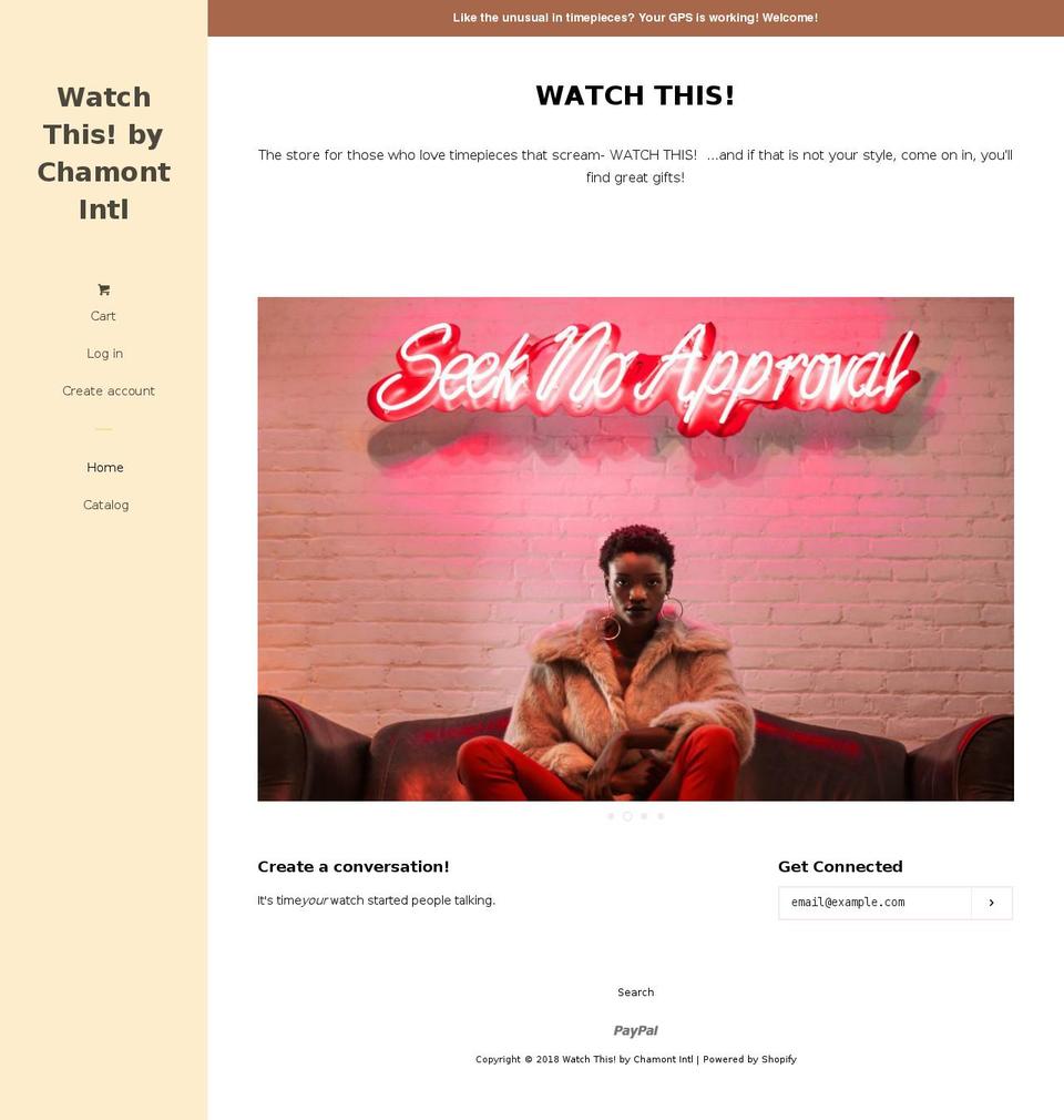 chamontlife.com — Shopify storefront screenshot