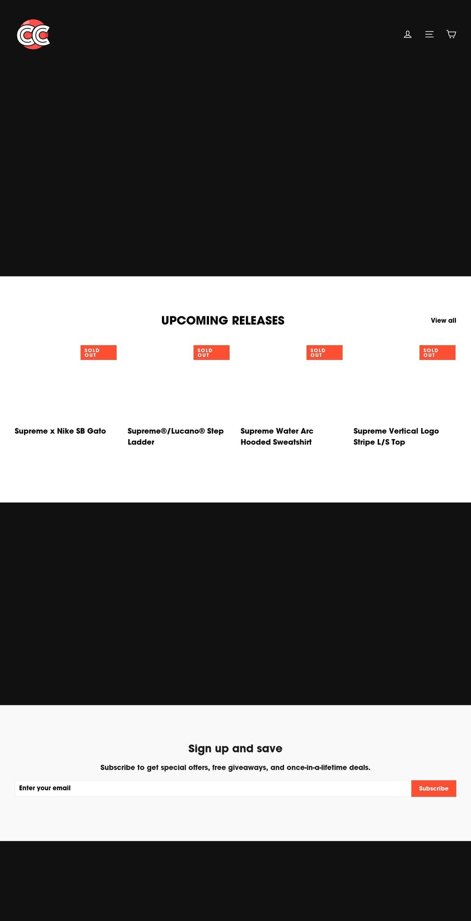 champcarts.com — Shopify storefront screenshot