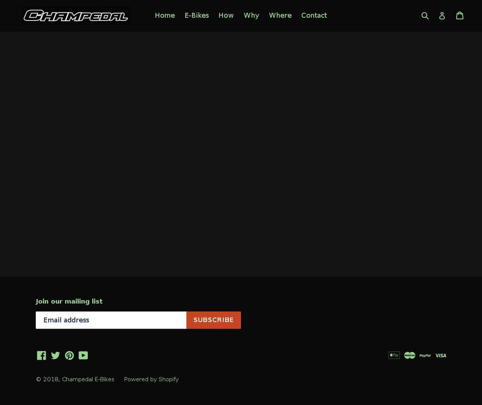 champedalusa.com shopify website screenshot