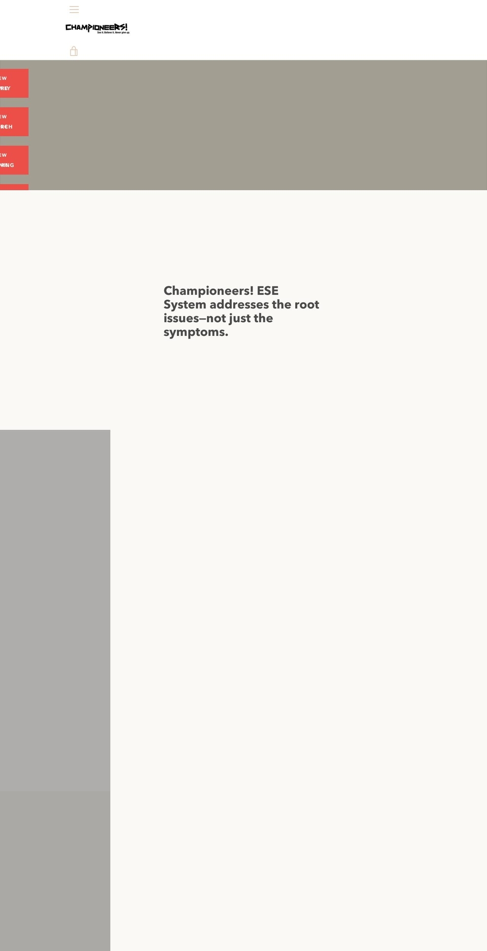 championeersstore.com — Shopify storefront screenshot