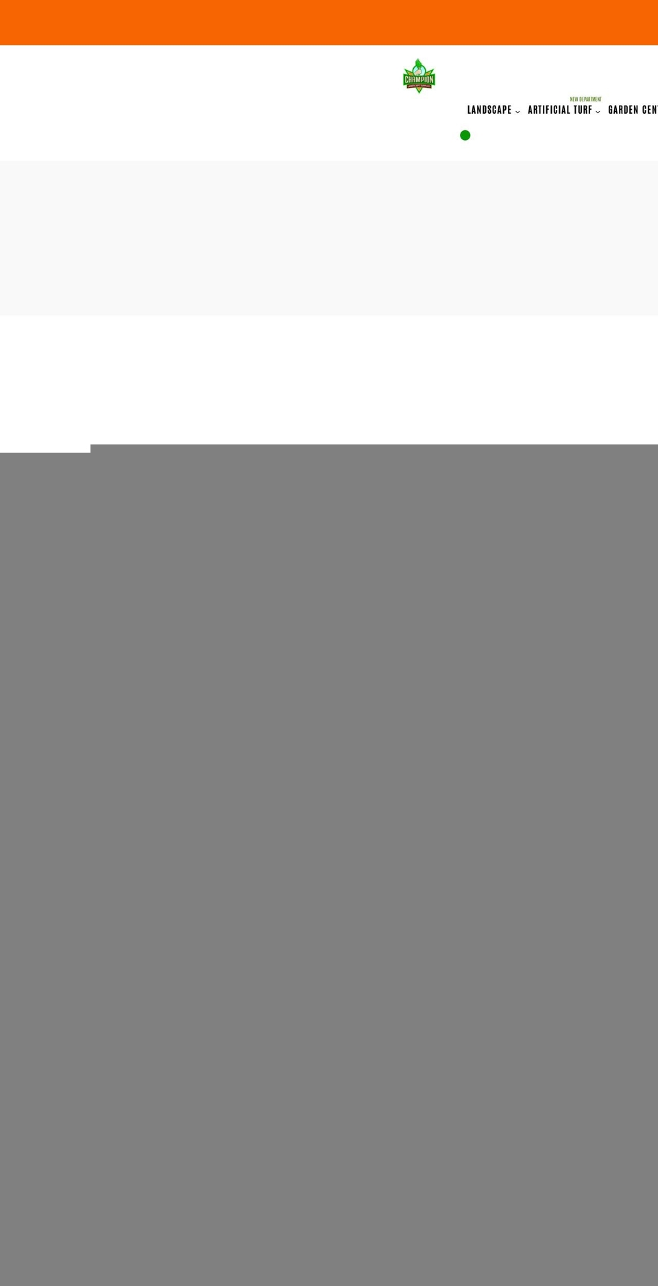 championlandscapesupplies.com shopify website screenshot