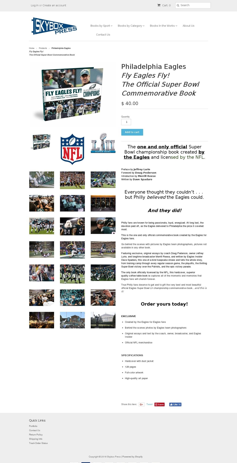 championshipbook.com — Shopify storefront screenshot