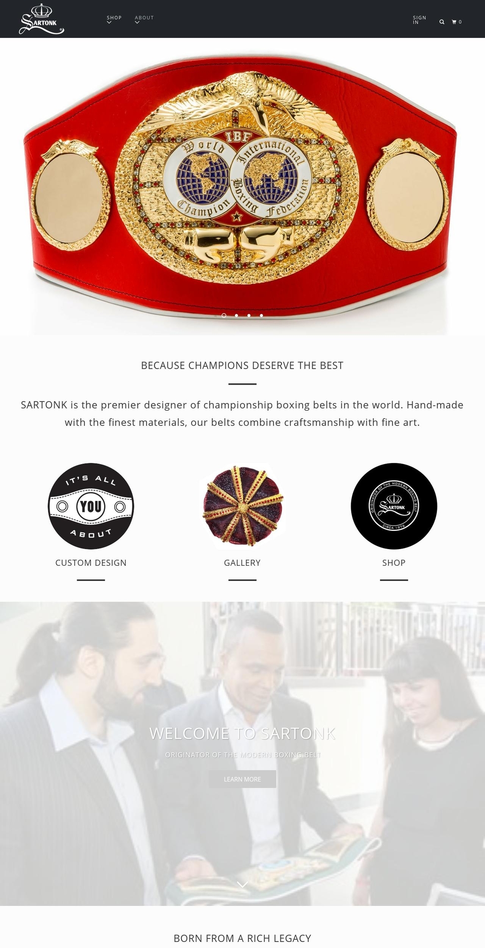 championshipcrowns.com — Shopify storefront screenshot