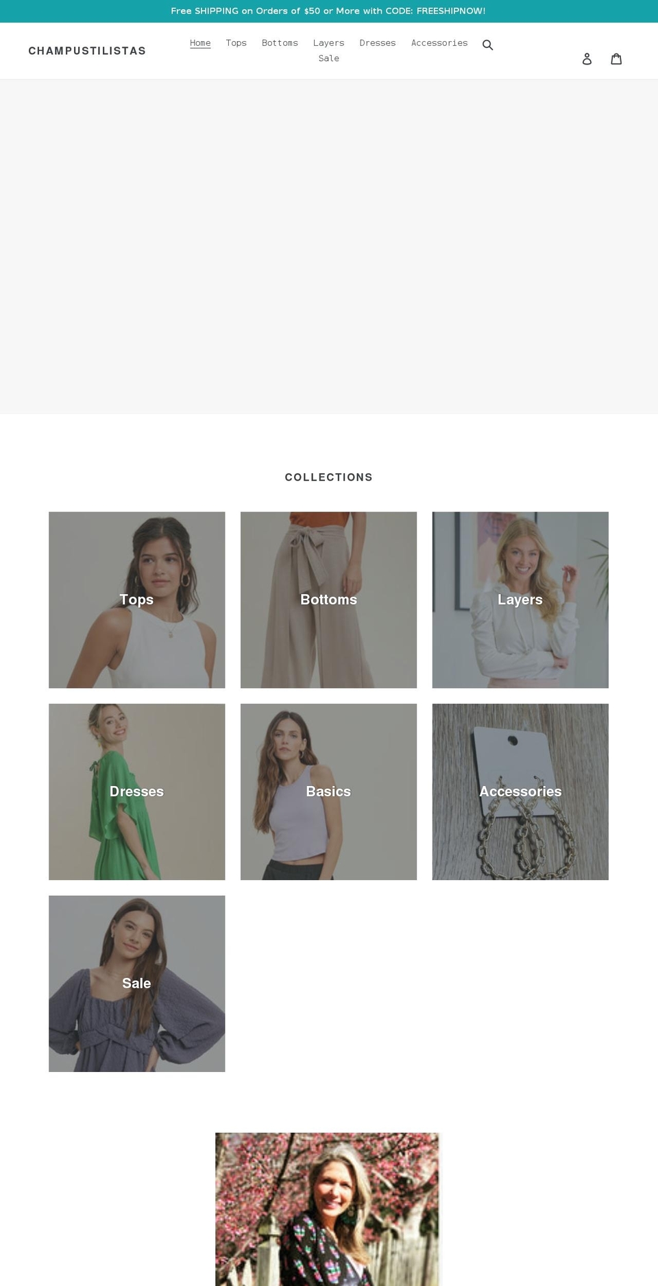 champustilistas.com shopify website screenshot