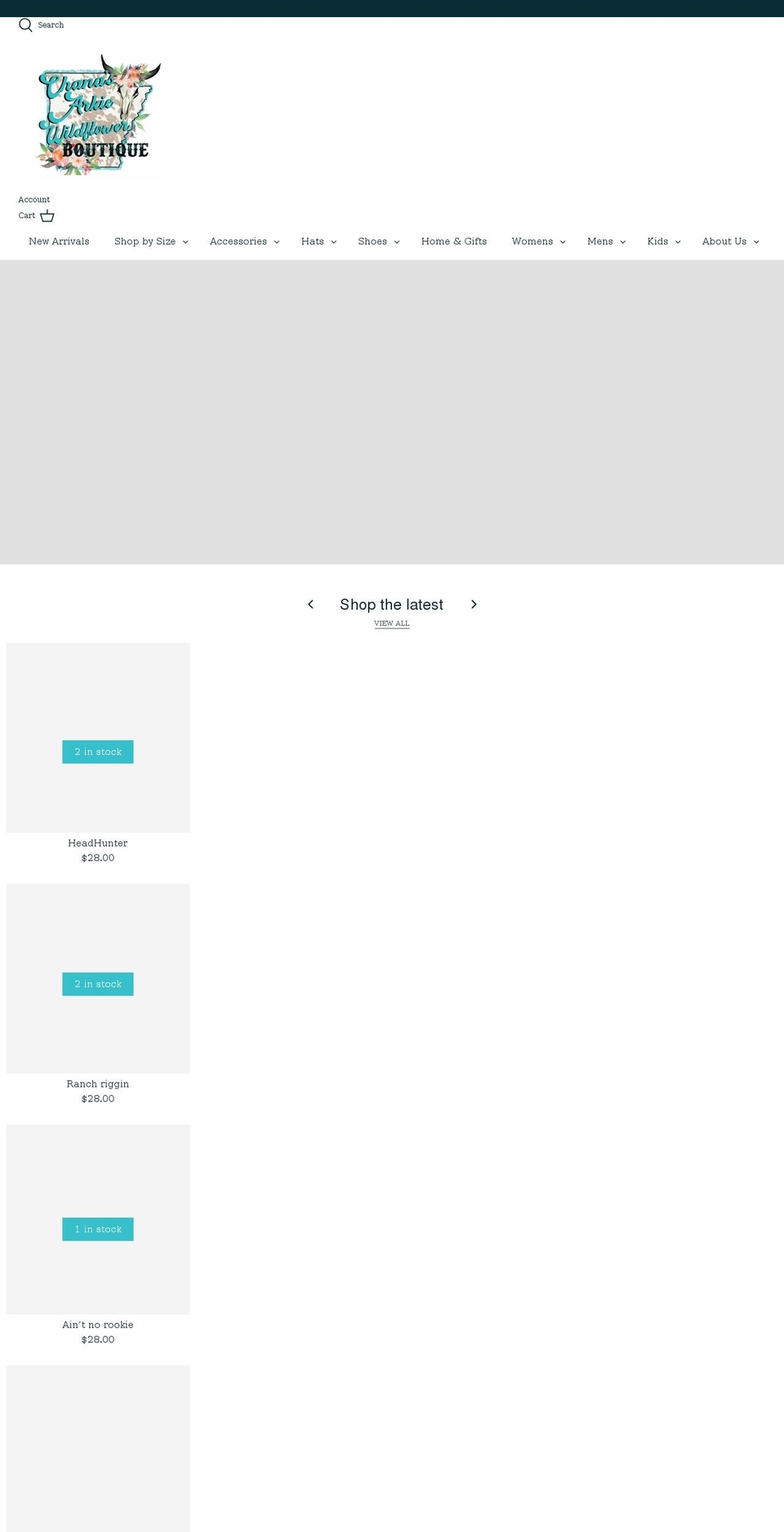 chanasarkiewildflowerboutique.com shopify website screenshot