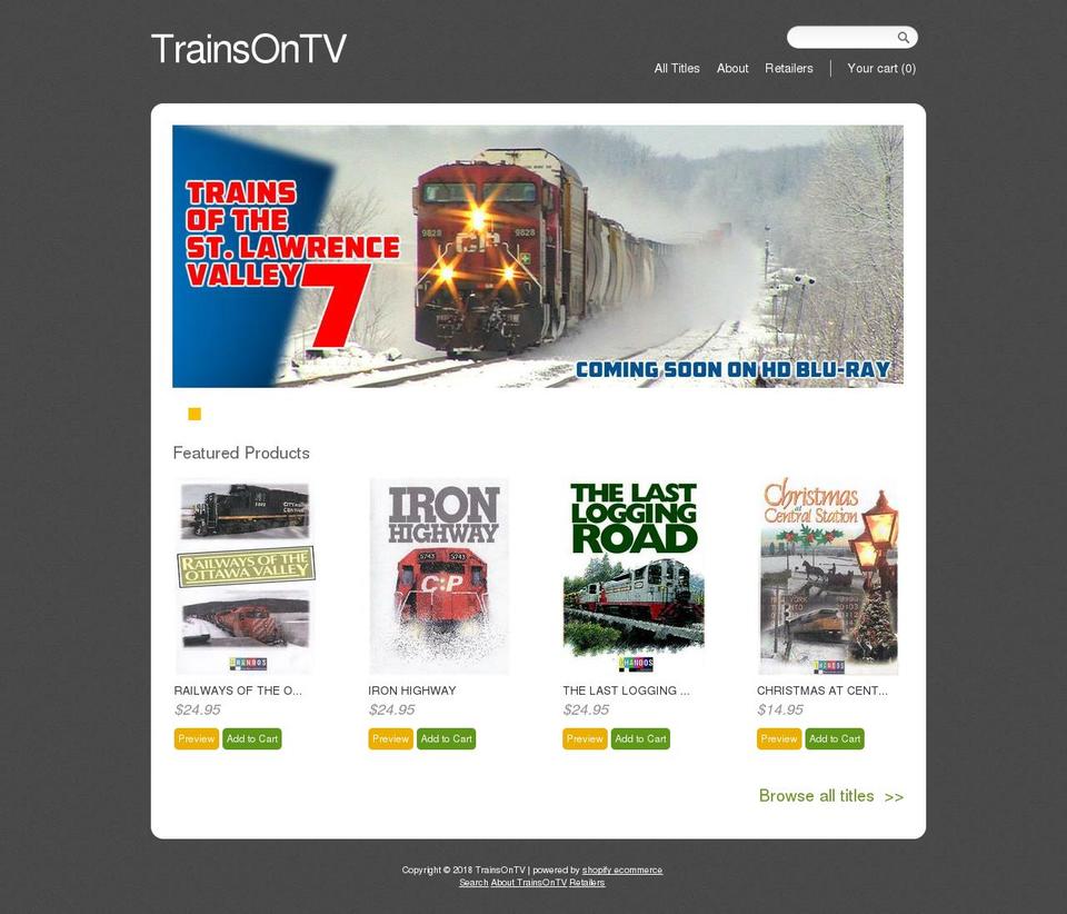chandostelevision.ca shopify website screenshot