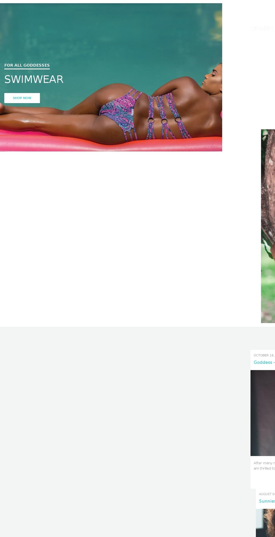 chandramaharajdesigns.com shopify website screenshot