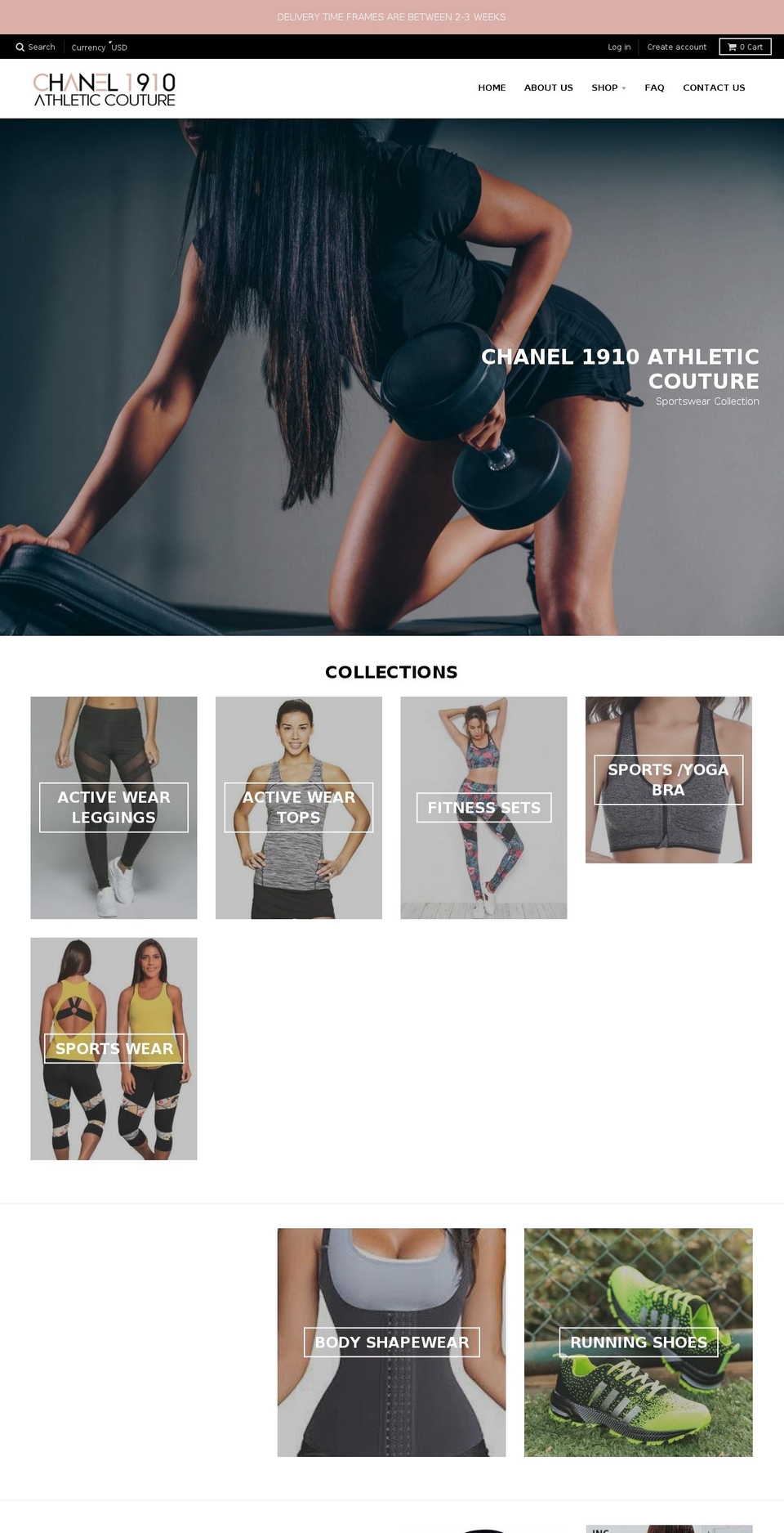 chanel1910.com — Shopify storefront screenshot