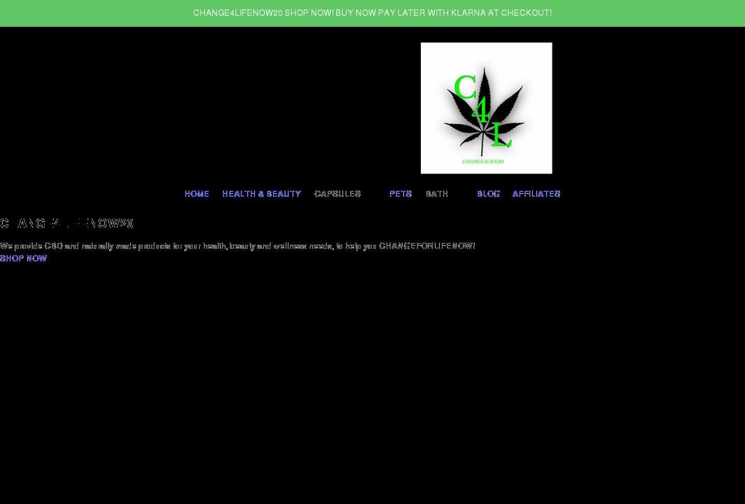 change4lifenow20.net shopify website screenshot