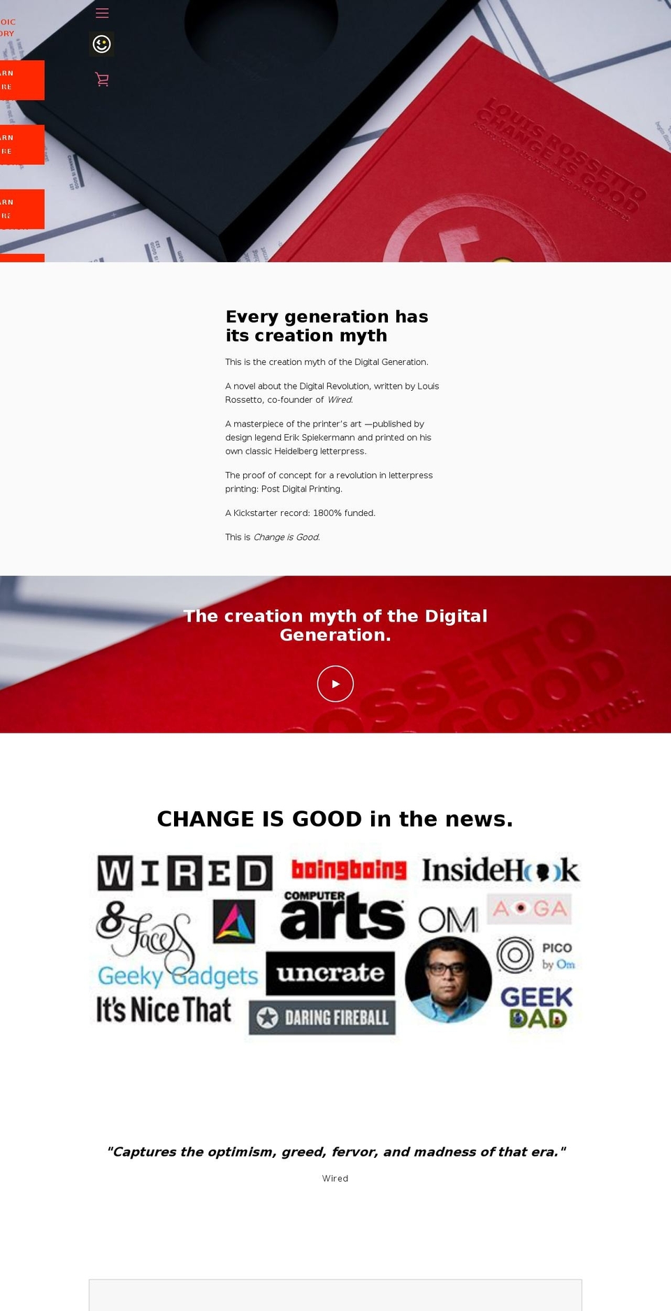 changeisgood.com — Shopify storefront screenshot
