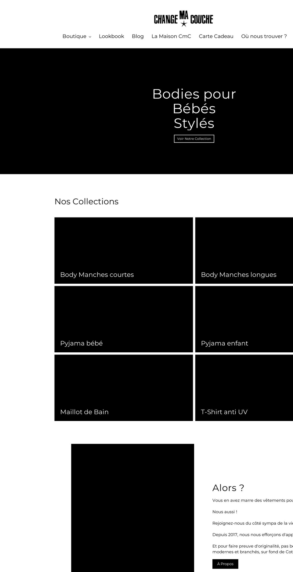 changemacouche.com — Shopify storefront screenshot