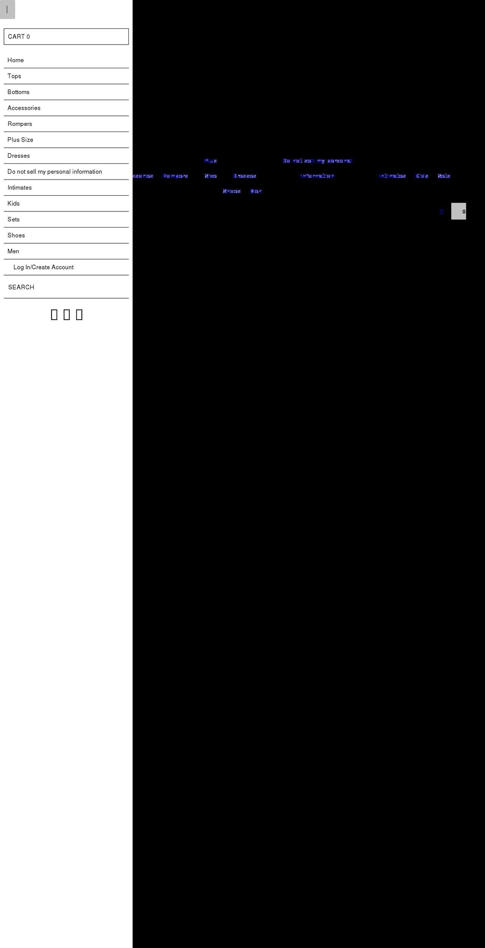 changesclothingco.com shopify website screenshot