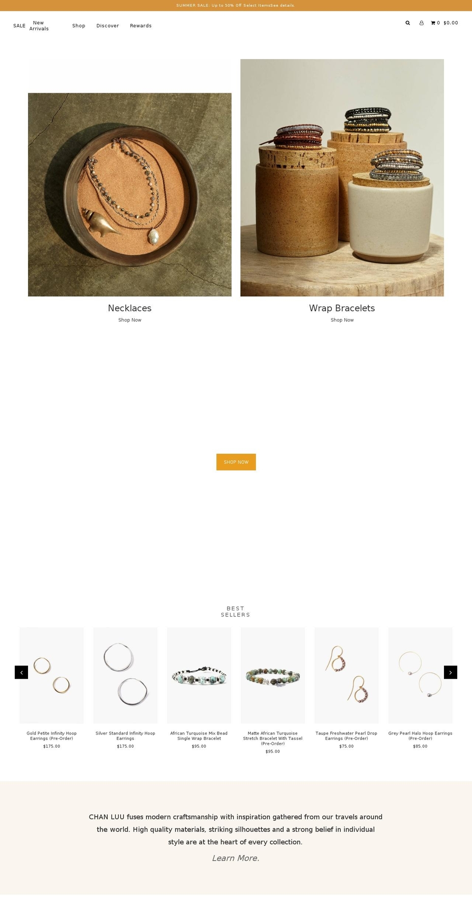 chanluu.eu shopify website screenshot