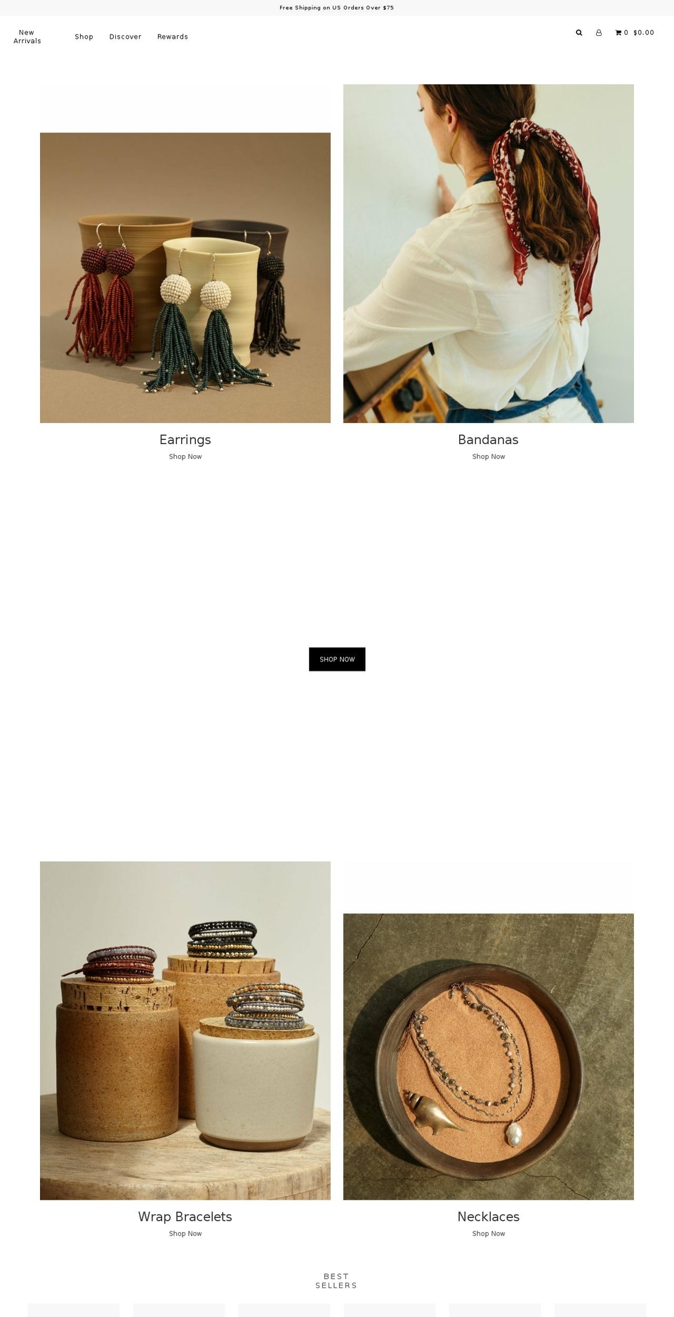 chanluuwrapbracelets.com shopify website screenshot