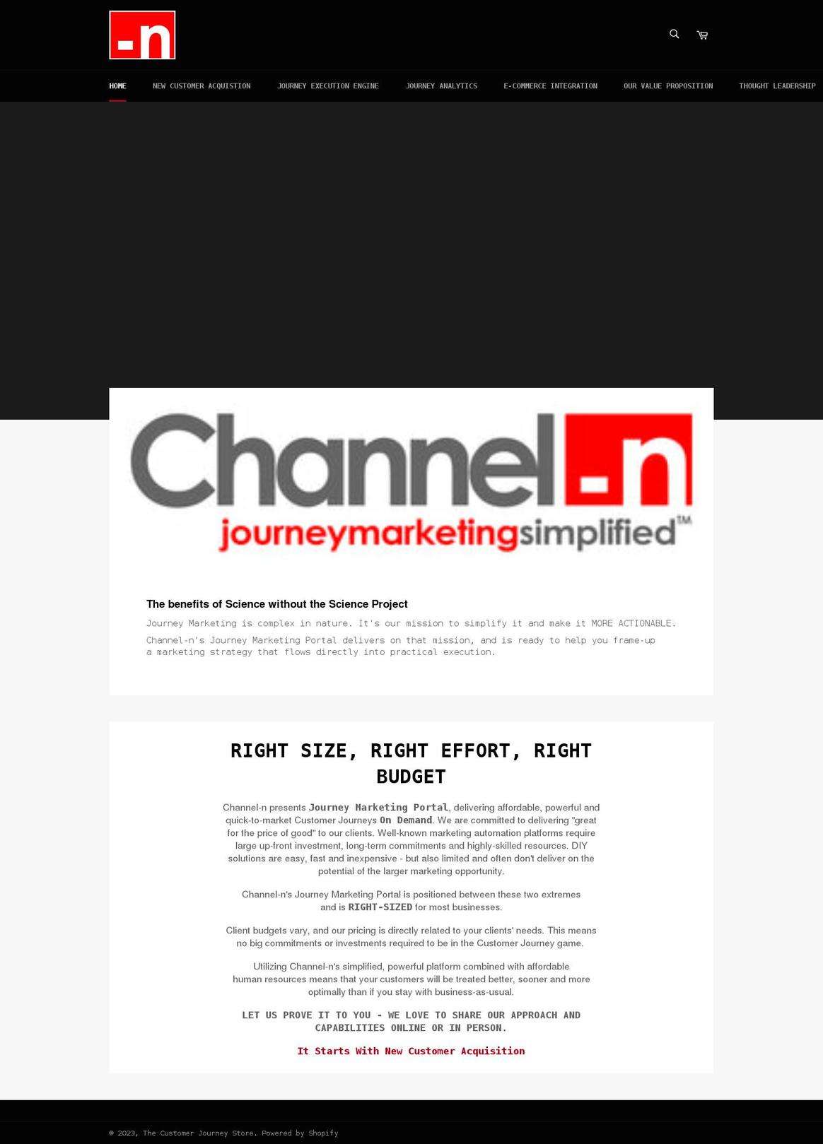 channel-n.com shopify website screenshot