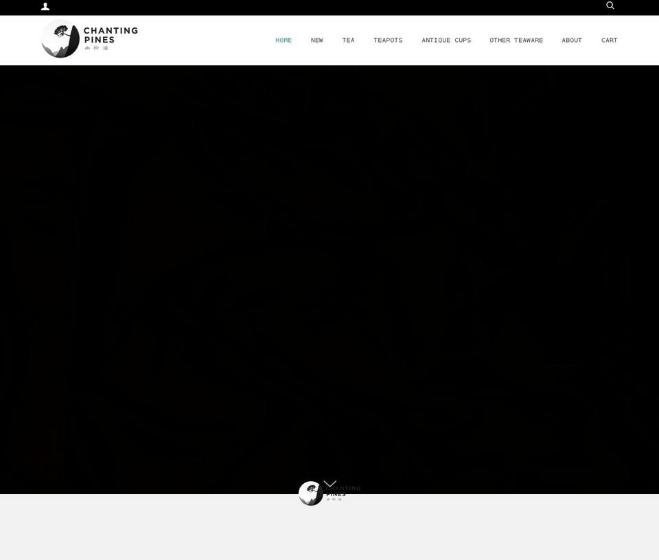chantingpines.com shopify website screenshot