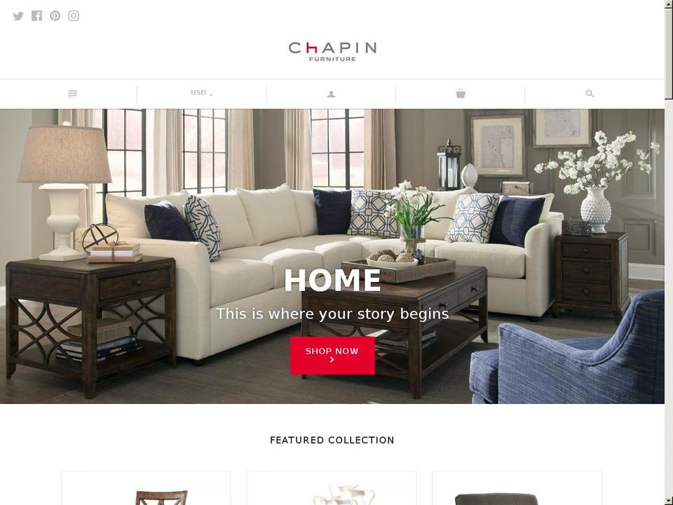 chapinmattress.com — Shopify storefront screenshot