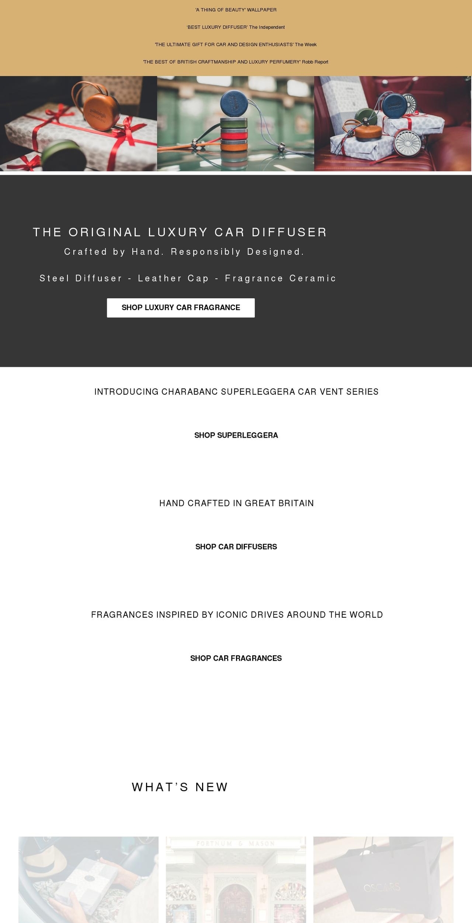 charabanc.com shopify website screenshot