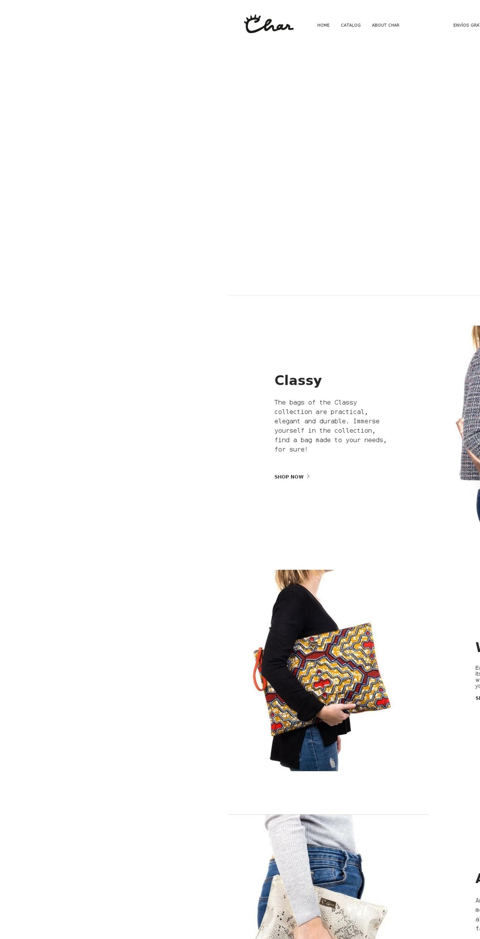 charbags.com — Shopify storefront screenshot