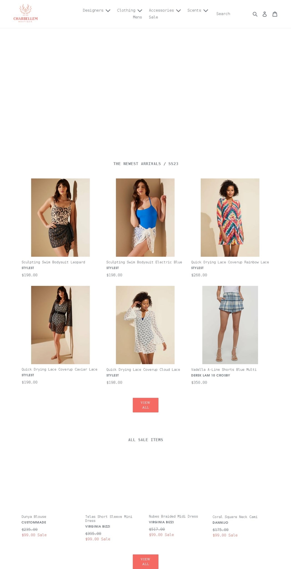 charbellem.com shopify website screenshot