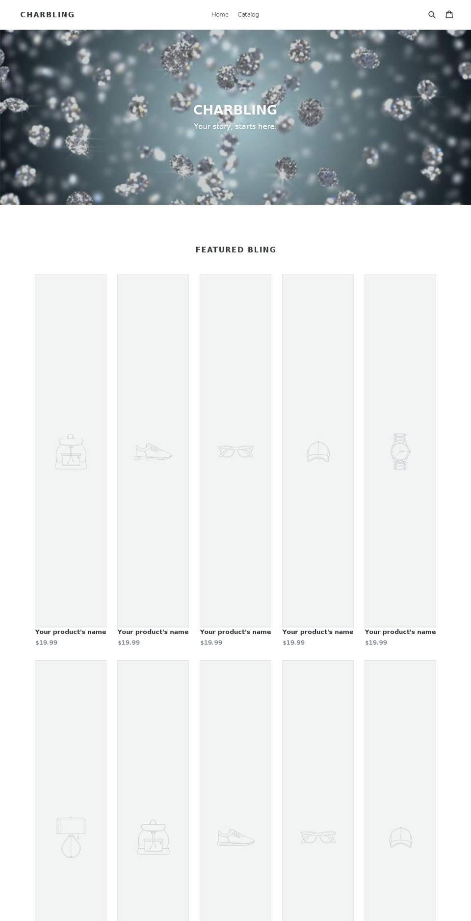 charbling.com — Shopify storefront screenshot