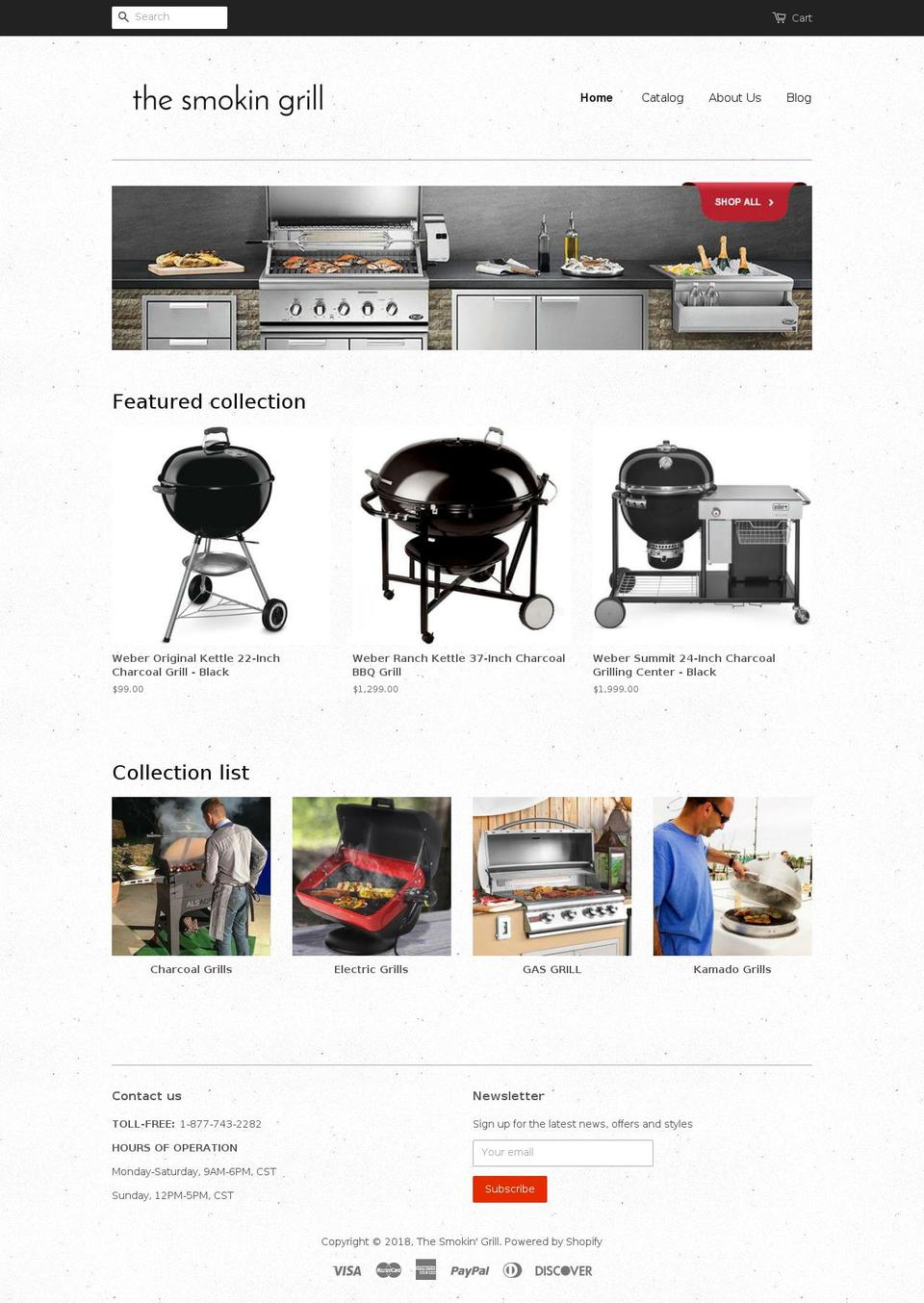 charcoalbroil.com — Shopify storefront screenshot
