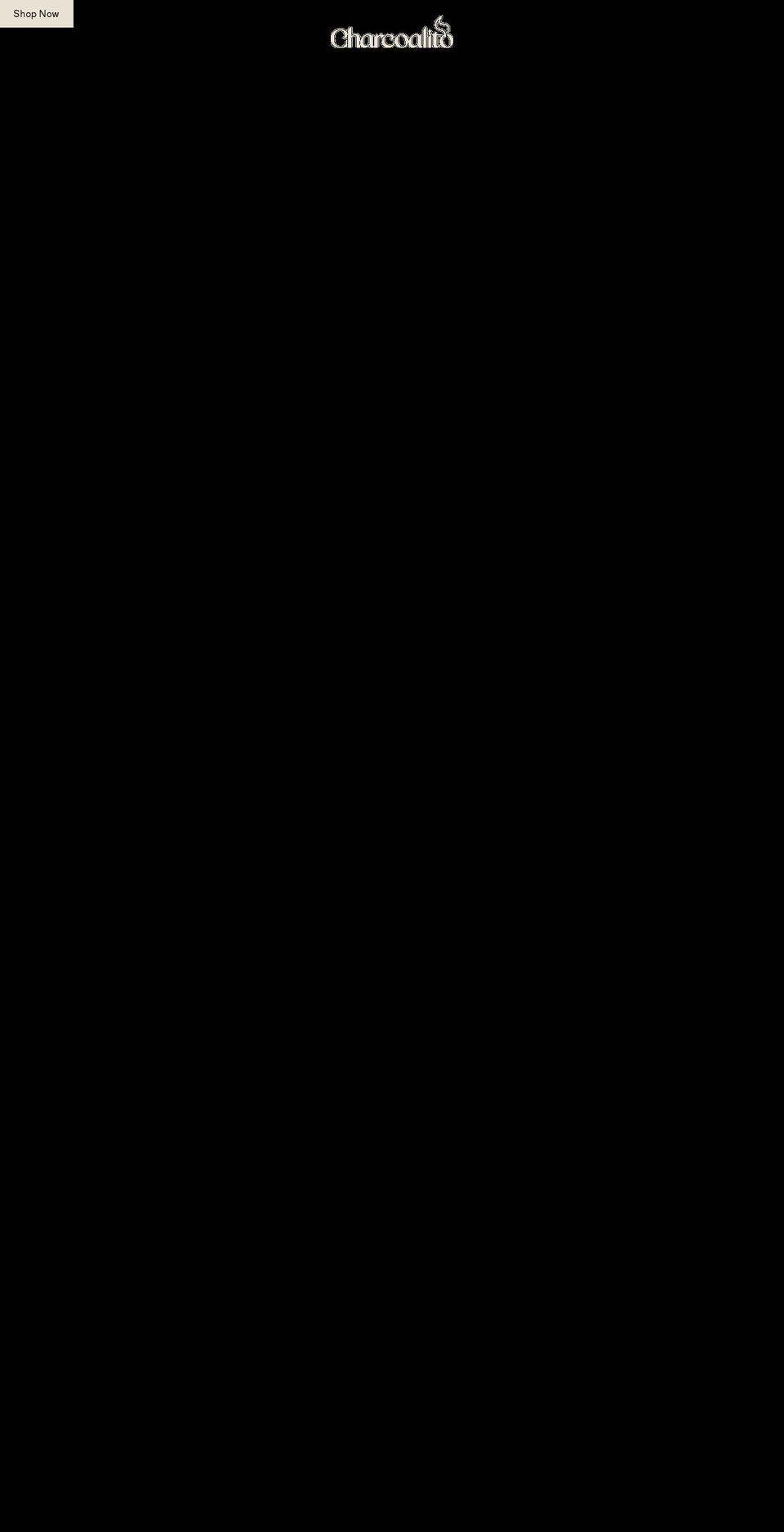 charcoalito.com shopify website screenshot