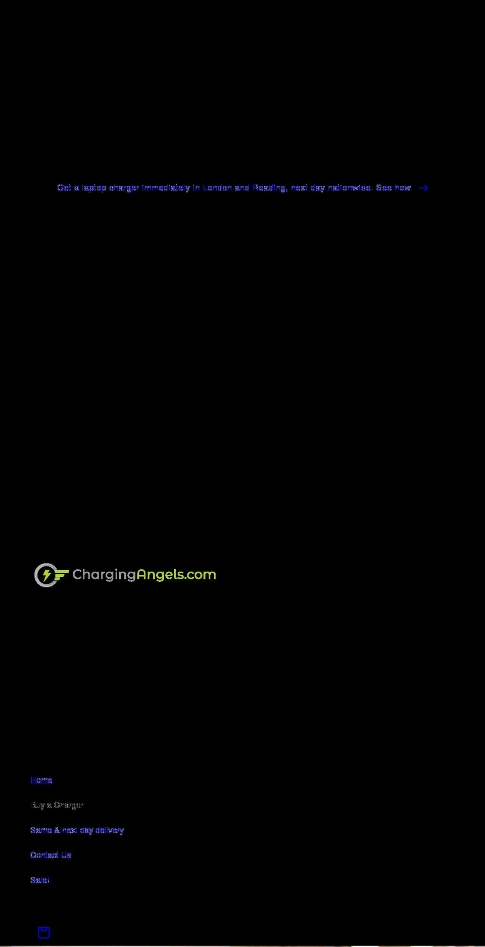 chargingangels.com — Shopify storefront screenshot