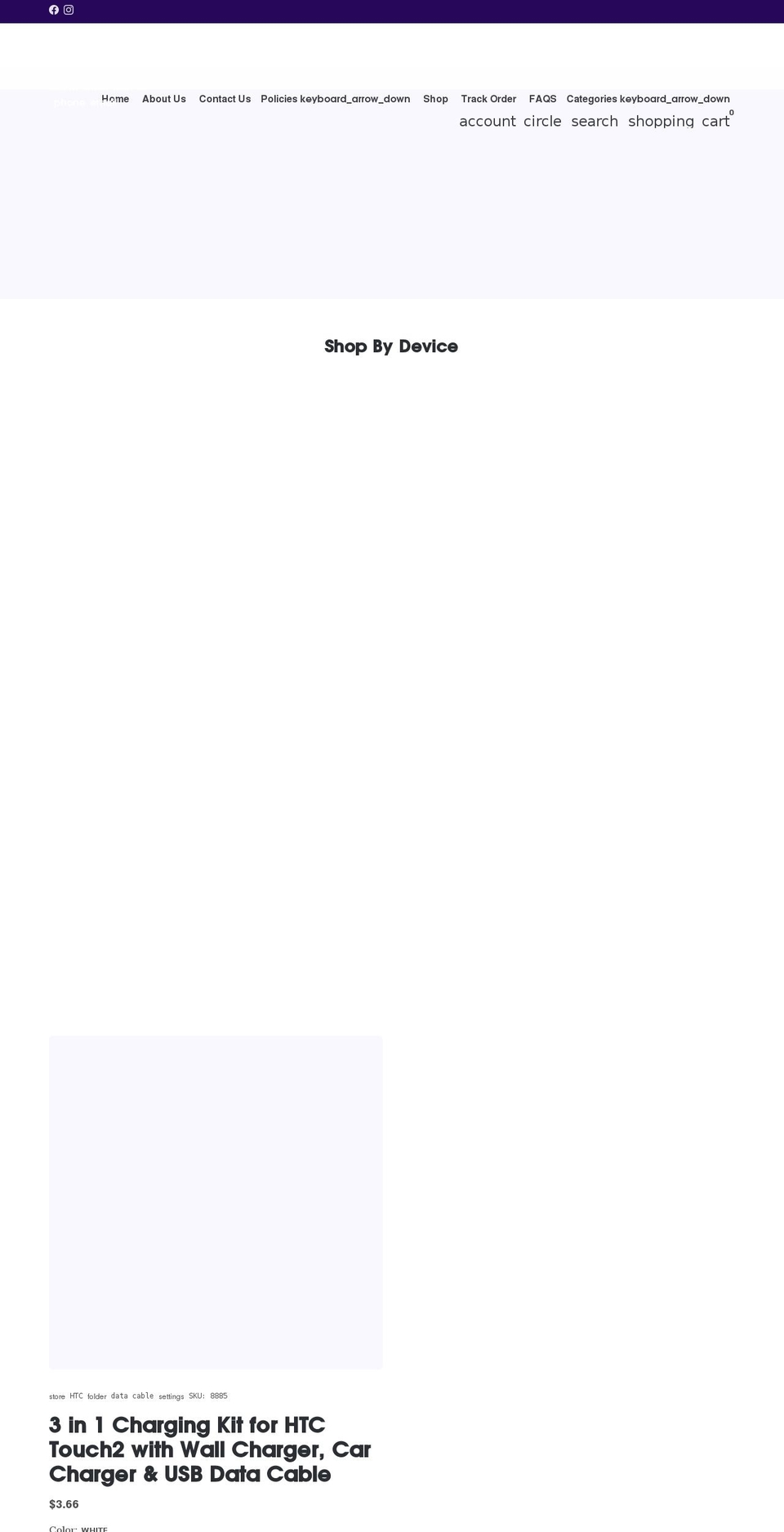 chargingdockstations.com shopify website screenshot