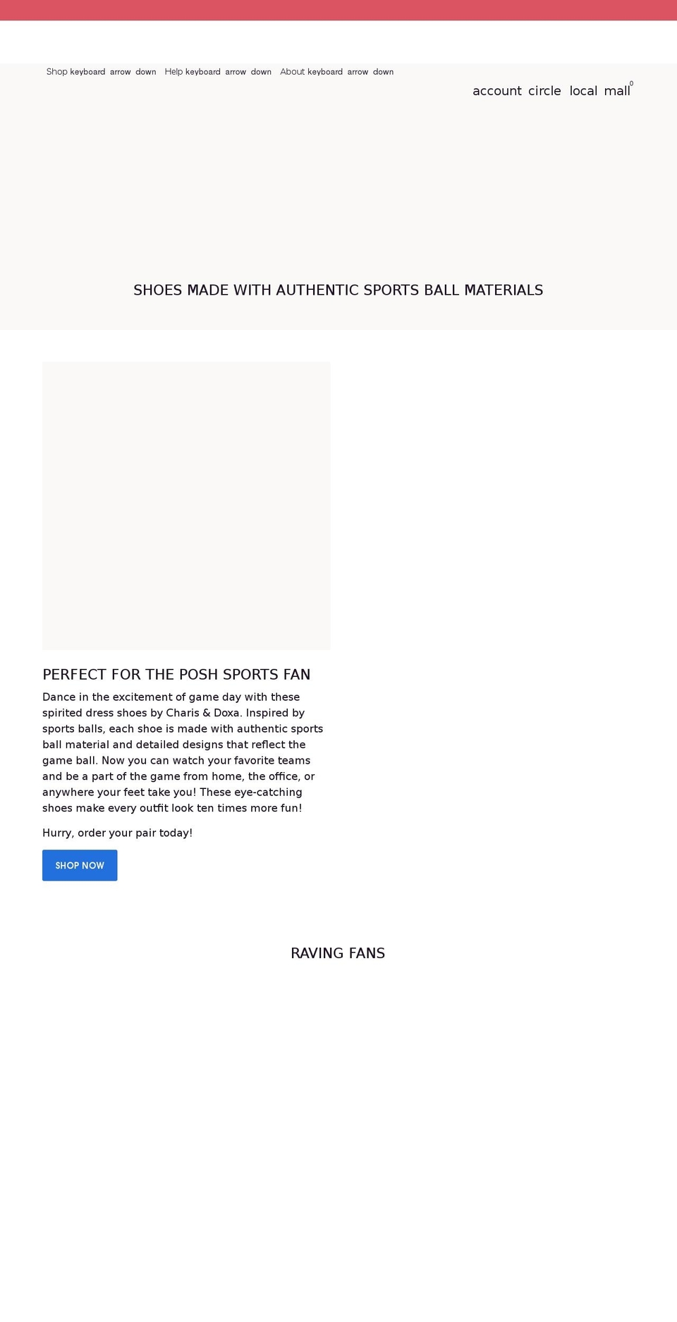 charisanddoxa.com — Shopify storefront screenshot
