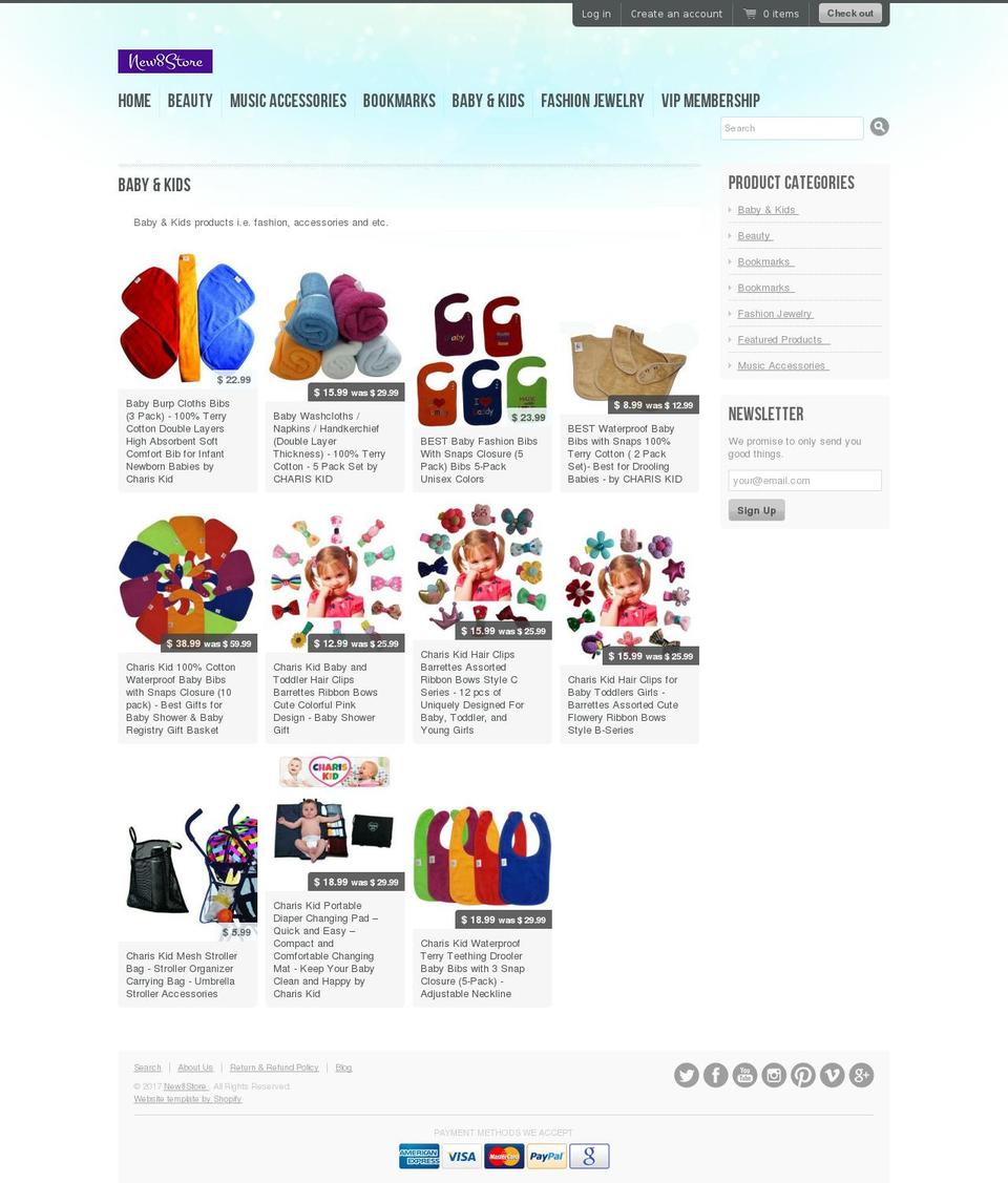 chariskid.com shopify website screenshot