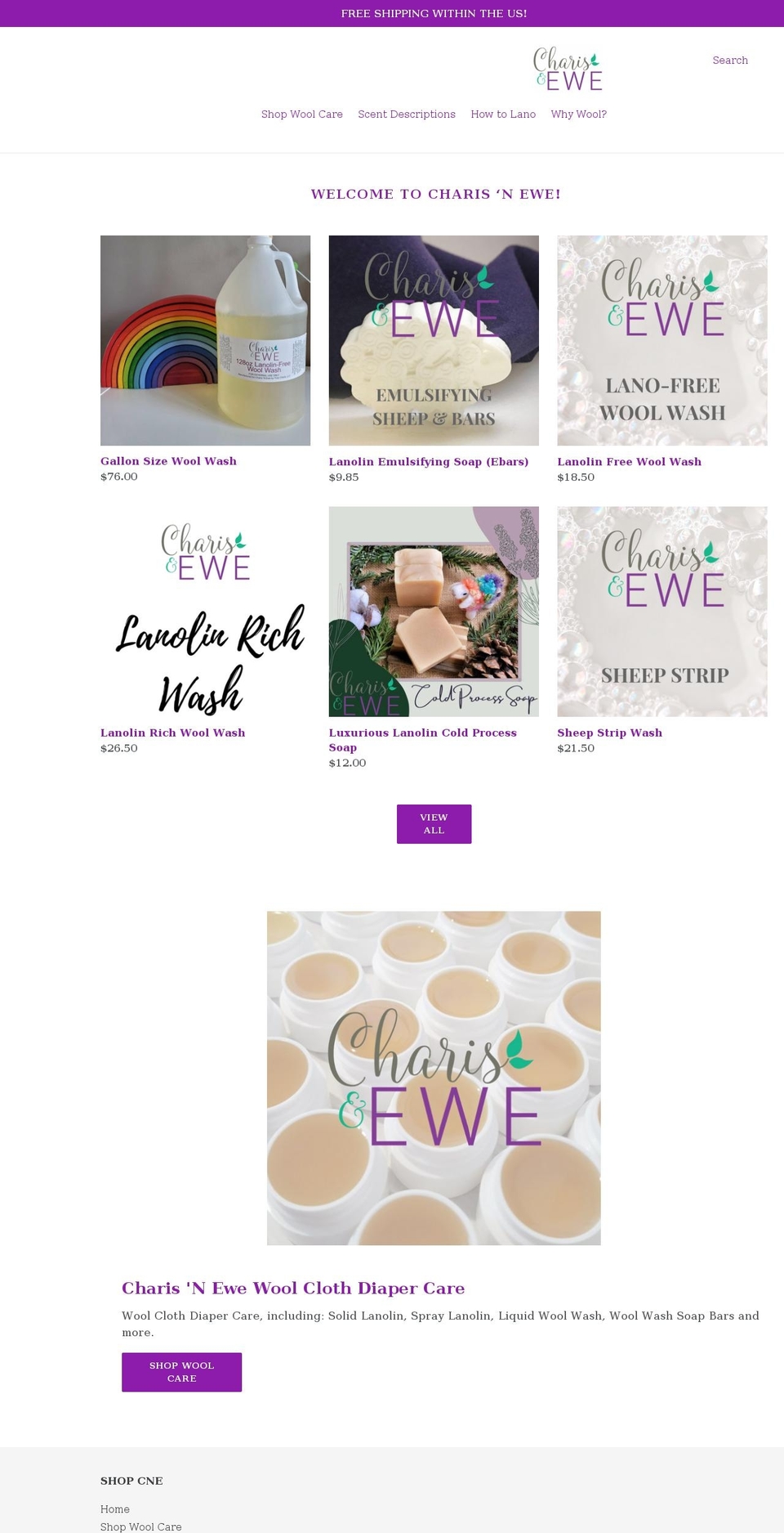 charisnewe.com shopify website screenshot