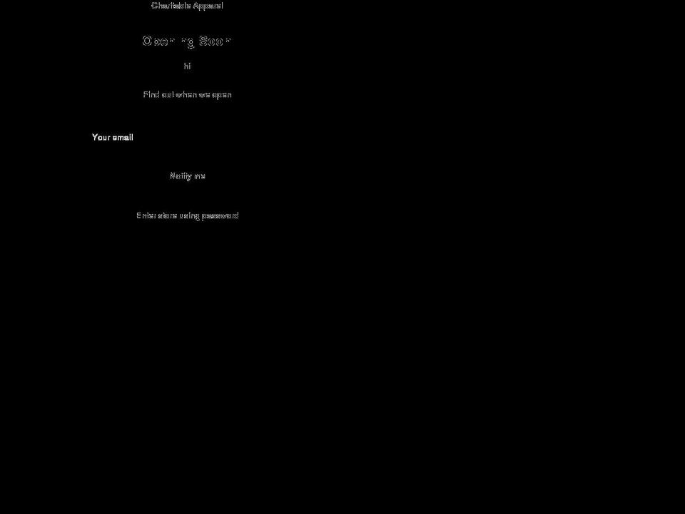 charitableapparel.com shopify website screenshot