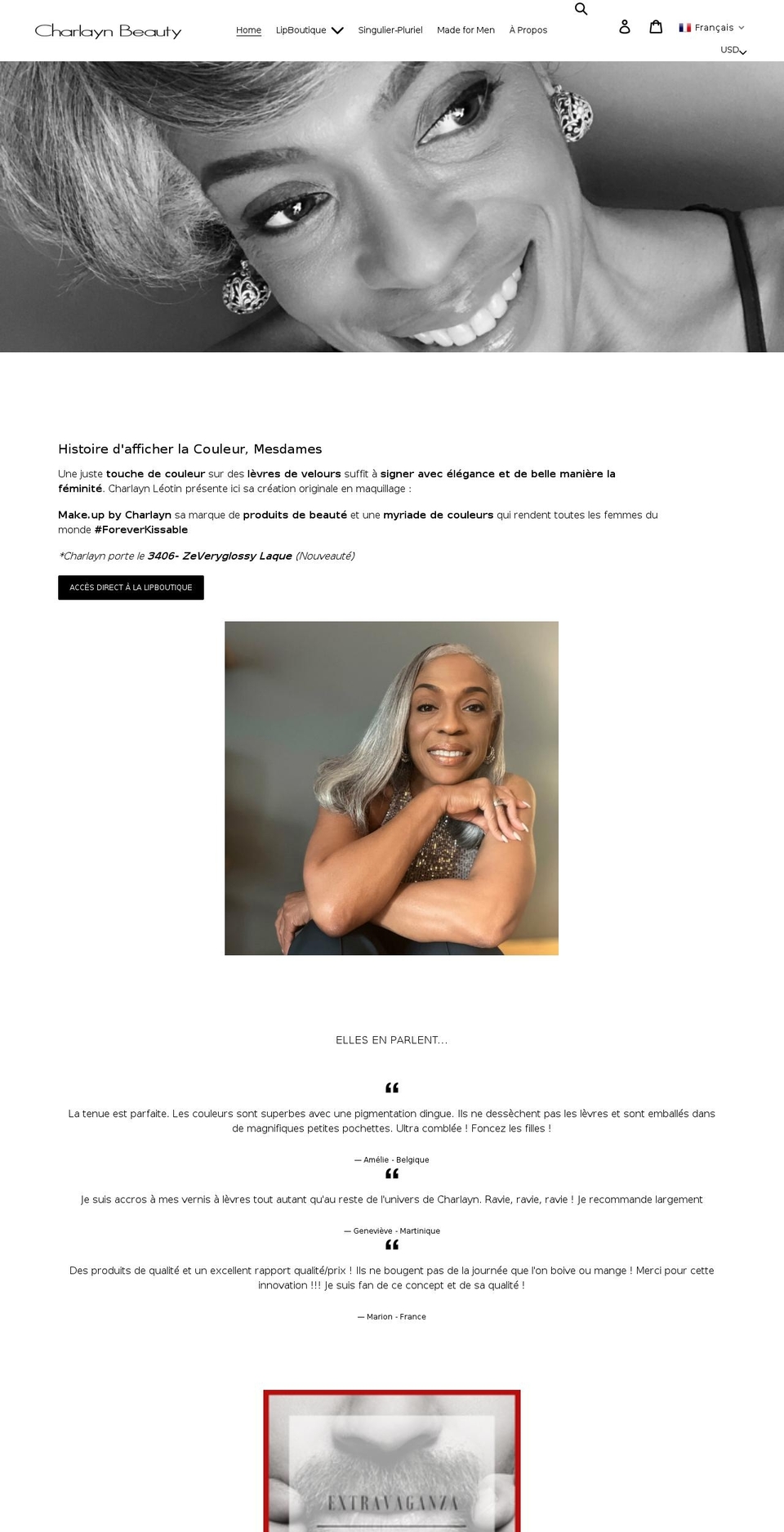 charlaynbeauty.com shopify website screenshot