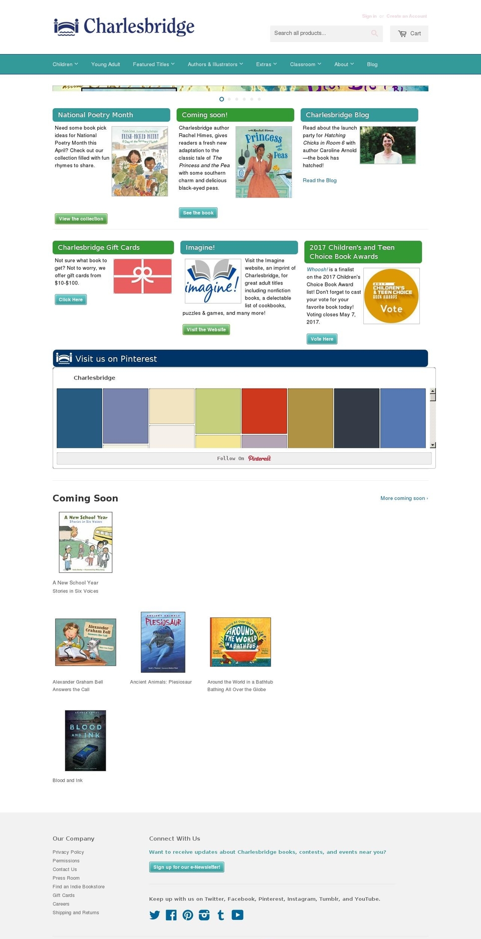 charlesbridge.com shopify website screenshot