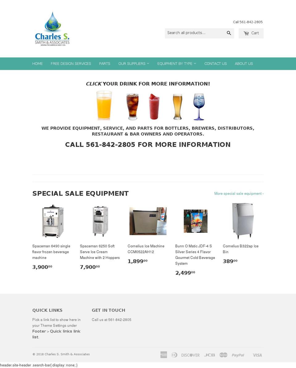 CSA v3 Shopify theme site example charlessmithassociates.com