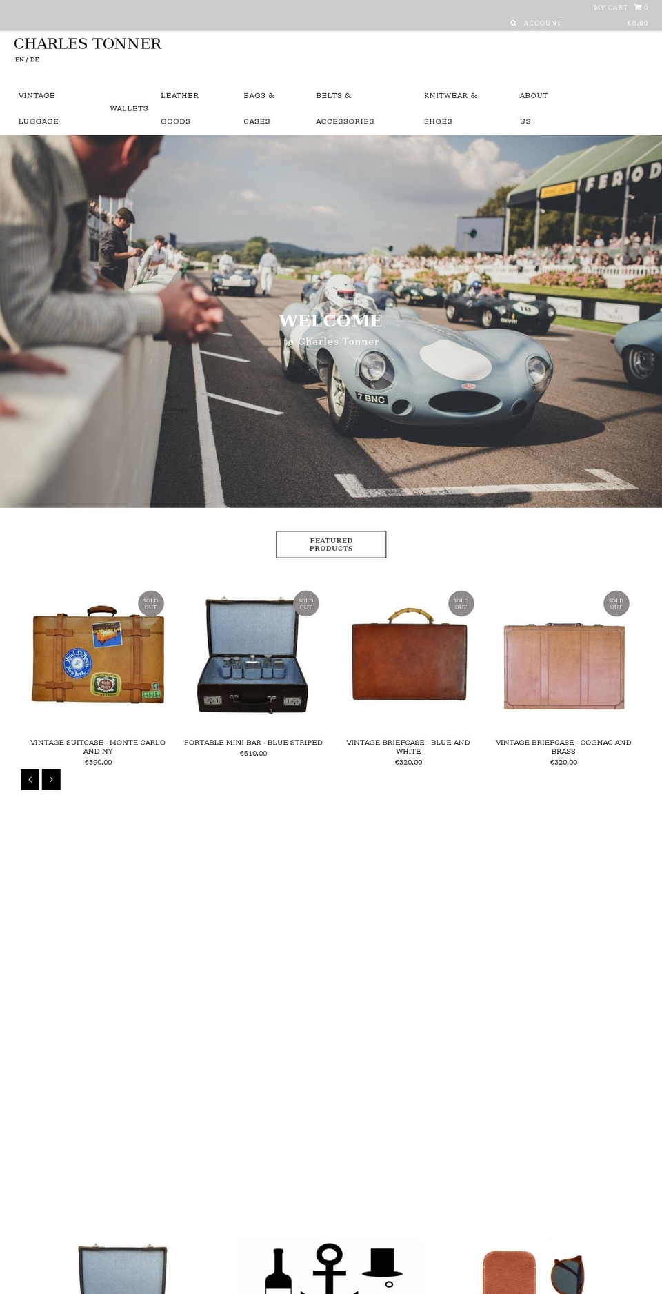 charlestonner.com shopify website screenshot