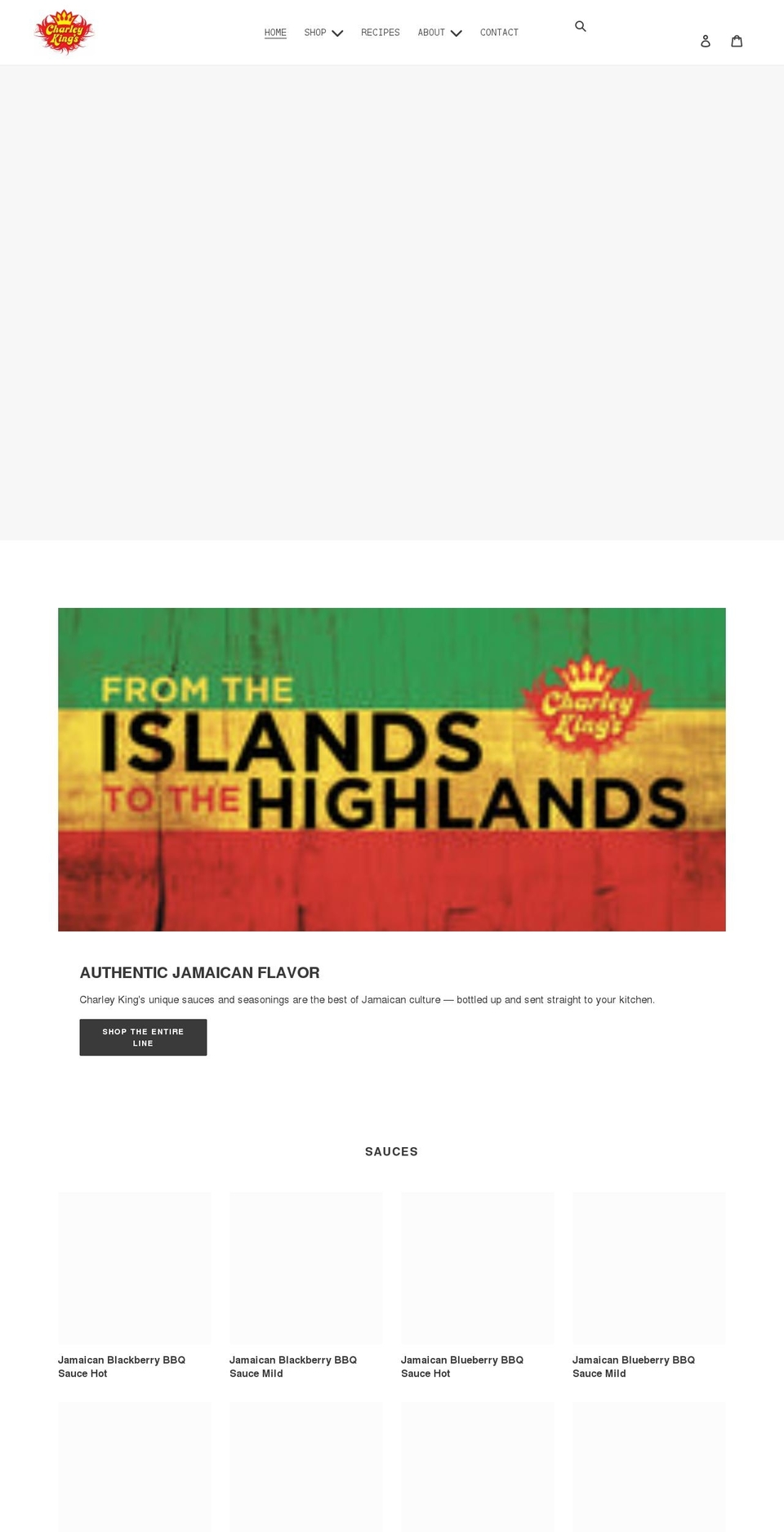 charleykings.com shopify website screenshot