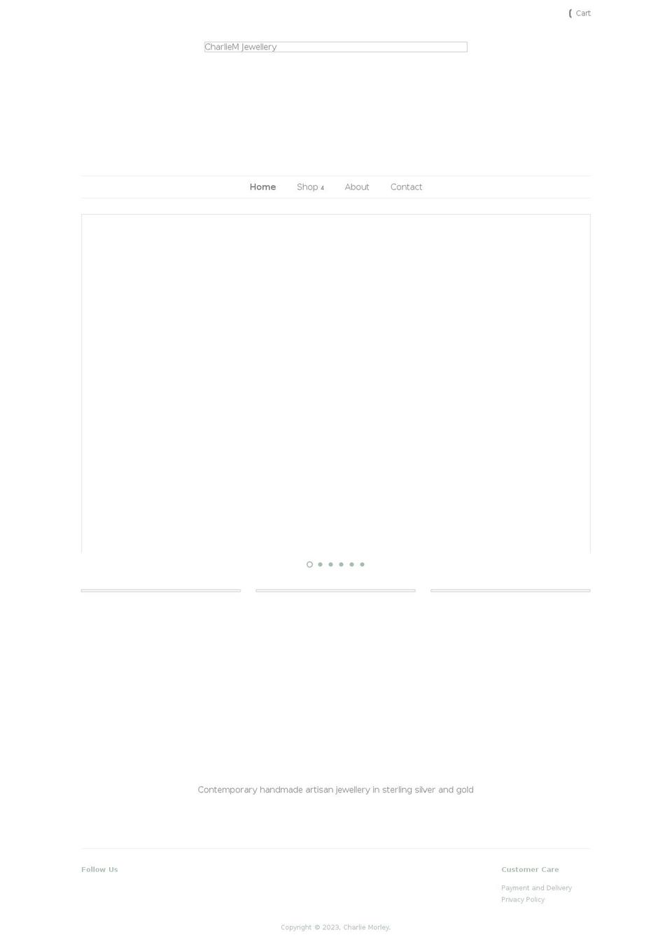 charliem.co.uk shopify website screenshot