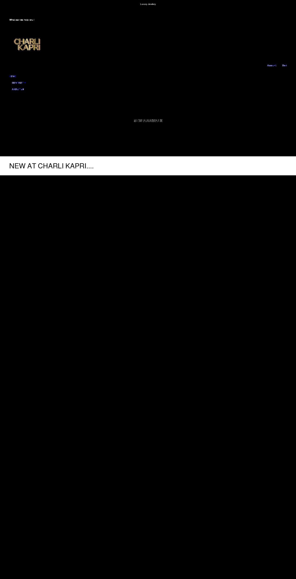 charlikapri.com shopify website screenshot