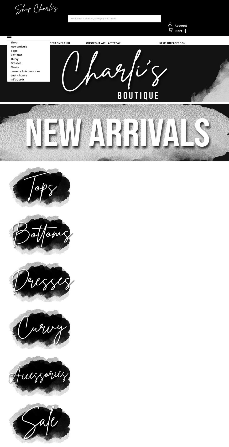 JUNKY JUNE DESIGNS Shopify theme site example charlisboutique.com