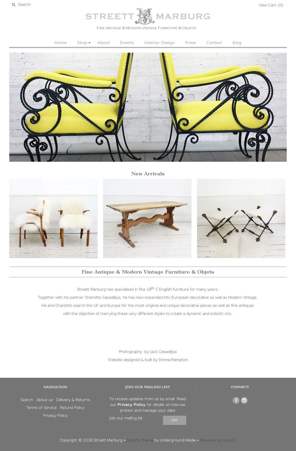 charlottecasadejus.com — Shopify storefront screenshot