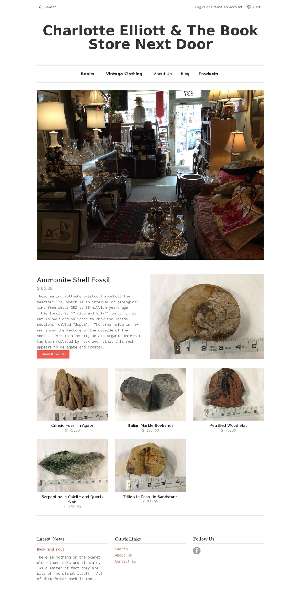 charlotteelliottinc.com shopify website screenshot