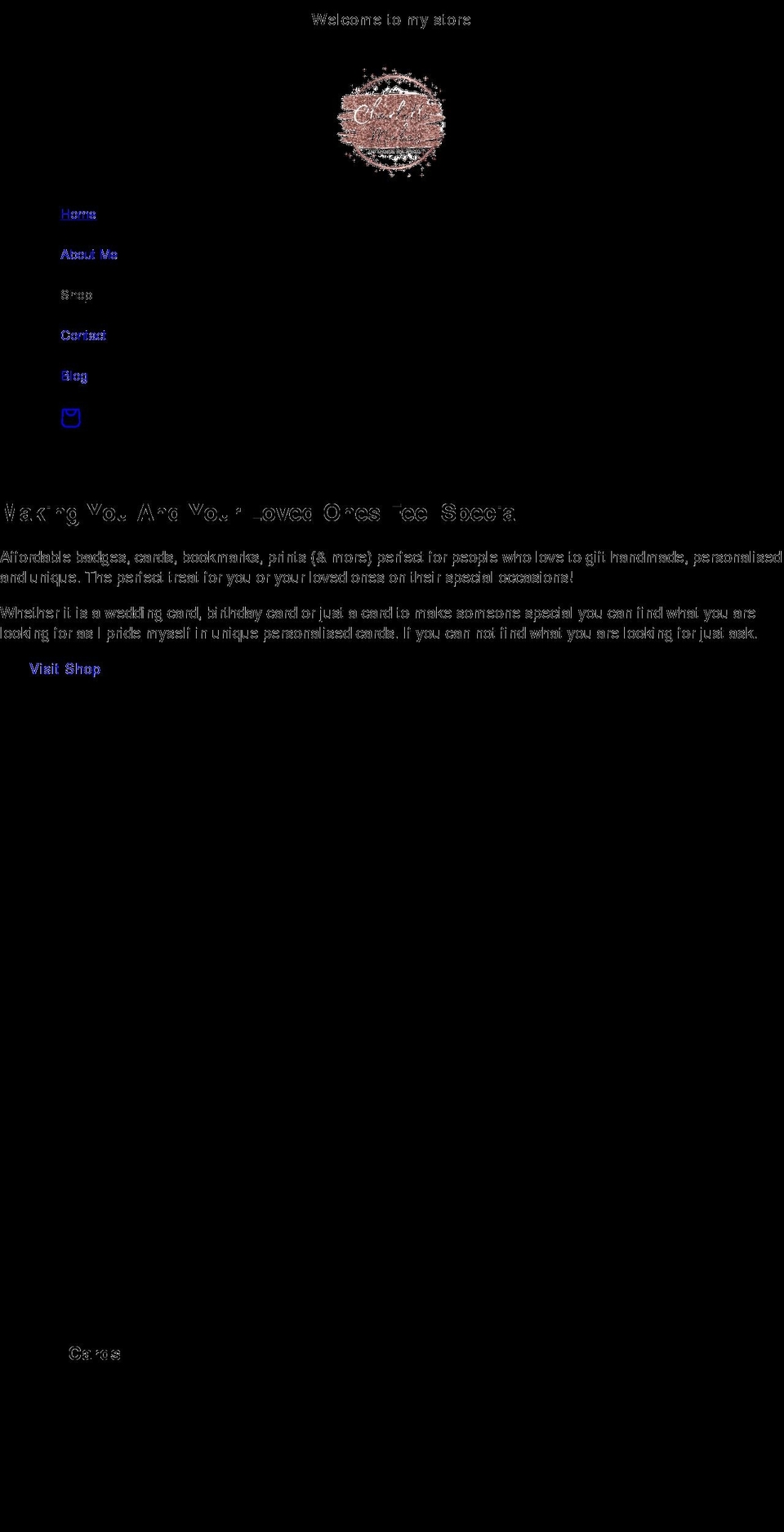 charlottemakes.net shopify website screenshot